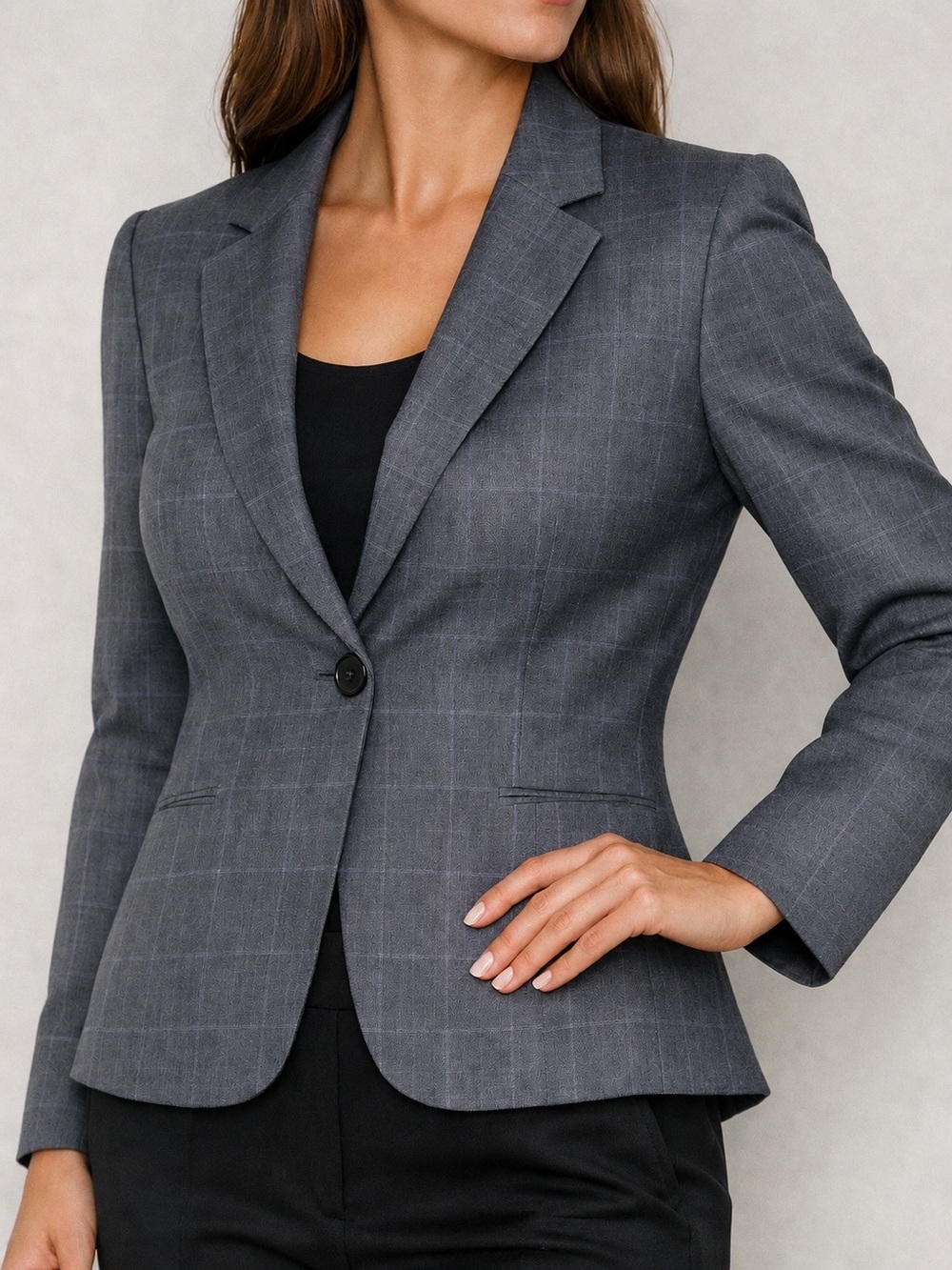 Teenflo Gray Tailored Blazer – Size 4